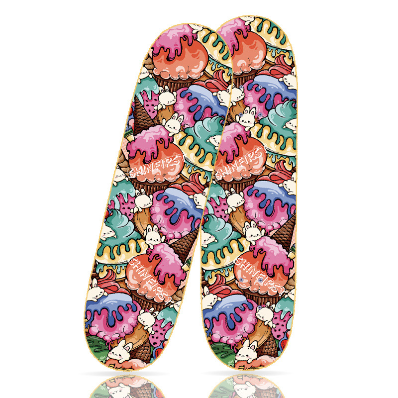 rolling sugar garden _ double-sided sticker (43x13) plastic wheel